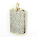 10KY 2.50CTW DIAMOND DOGTAG - Norma's Jewelry