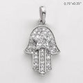 14KW 0.15CTW DIAMOND EVIL EYE WITH STAR - Norma's Jewelry