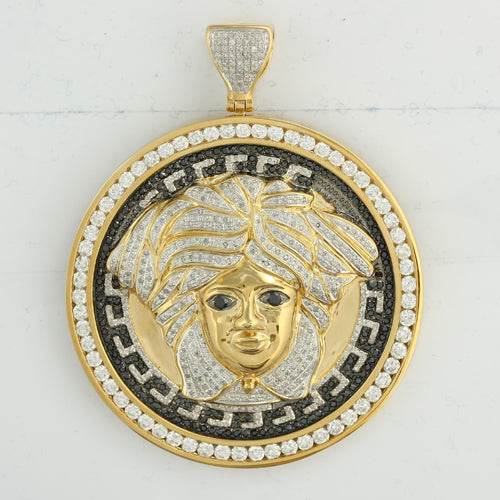 10KY 7.33CTW BKD+WD FANCY PENDANT - Norma's Jewelry