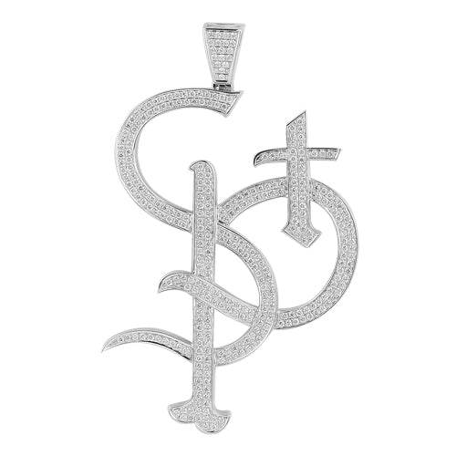 14KW 11.35CTW DIAMOND PENDANT - Norma's Jewelry