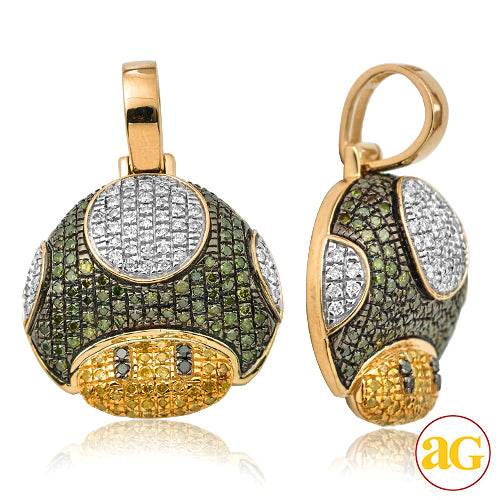 10KY 1.00CTW GREEN, YELLOW, AND WHITE DIAMOND MUSH - Norma's Jewelry