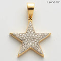 10KY 1.50CTW DIAMOND STAR PENDANT - Norma's Jewelry