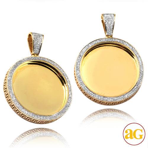 10KY 0.60CTW MICROPAVE DIAMOND MEMORY PENDANT - Norma's Jewelry