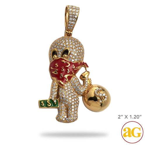 14KY 1.85CTW DIAMOND 'FRIENDLY GHOST' BANDIT - Norma's Jewelry
