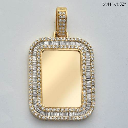 10Y 4.26 CTW DIAMOND RECTANGLE MEMORY PEND - Norma's Jewelry