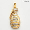 10KY 1.15CTW DIAMOND GRENADE PENDANT - Norma's Jewelry