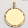 10KY 1.55 CTW DIAMOND ROUND MEMORY PENDANT - Norma's Jewelry