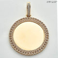 10KY 2.20CTW DIAMOND MEMORY PENDANT - MIAMI CUBAN - Norma's Jewelry