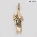 10KY 0.50CTW GREEN AND WHITE DIAMOND ST. JUDE - Norma's Jewelry