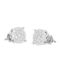 14KW 0.75CTW DIAMOND LUNA CLUSTER EARRINGS - Norma's Jewelry