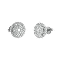 14KW 1.50CTW LUNA DIAMOND EARRINGS WITH HALO - Norma's Jewelry