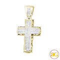 14KY 1.50CTW INVISIBLE CROSS - Norma's Jewelry
