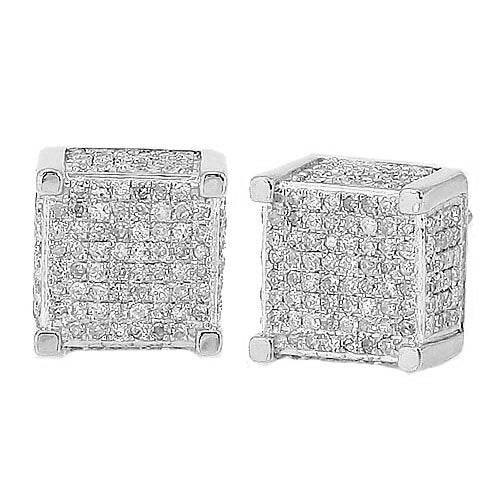 10KW 1.00CTW DIAMOND DICE EARRINGS - Norma's Jewelry