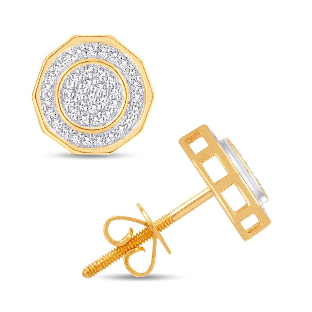 10 Karat White Gold 0.21 Carat Diamonds Fashion Earrings-0126096-WG - Norma's Jewelry