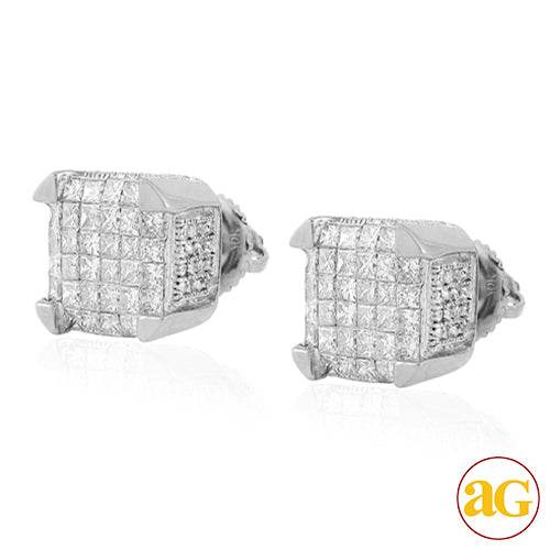10KW 2.00CTW DIAMOND DICE EARRINGS - Norma's Jewelry