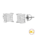 10KW 1.00CTW P/C DIAMOND DICE EARRINGS - Norma's Jewelry