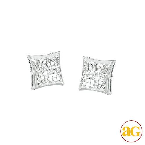 10KW 0.65CTW DIAMOND KITE SHAPE EARRINGS - Norma's Jewelry