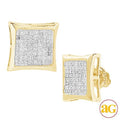 10KY 1.15CTW INV KITE SHAPE DIAMOND EARRINGS - Norma's Jewelry
