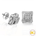 10KW 0.65CTW DIAMOND 3-D KITE SHAPE EARRINGS - Norma's Jewelry