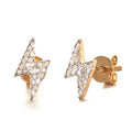 10KY 0.20CTW MICROPAVE DIAMOND LIGHTING BOLT - Norma's Jewelry