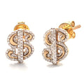 10KY 0.25CTW MICROPAVE DIAMOND $ DOLLAR SIGN - Norma's Jewelry