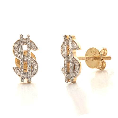 10KY 0.15CTW MICROPAVE DIAMOND $ DOLLAR SIGN - Norma's Jewelry