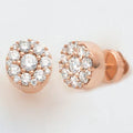 10KR 1.55CTW DIAMOND FLOWER EARRINGS - Norma's Jewelry