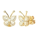 14KY 1.20CTW MARQUIS, OVAL, PEAR DIAMOND BUTTERFLY - Norma's Jewelry