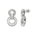 14KW 3.25CTW BAGUETTE DIAMOND DANGLING CIRCLE - Norma's Jewelry