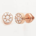 10KR 0.70CTW DIAMOND CLUSTER EARRING - Norma's Jewelry