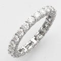 14KW 2.90CTW DIAMOND MACHINE SET ETERNITY BAND - Norma's Jewelry