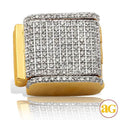 10KY 1.00CTW DIAMOND LOCK FOR MIAMI CUBAN - 16.5MM - Norma's Jewelry