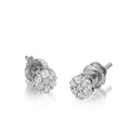 10KW 0.20CTW DIA FLOWER EARRINGS - Norma's Jewelry
