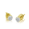 10KY 0.20CTW DIA FLOWER EARRINGS - Norma's Jewelry