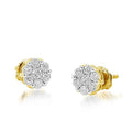 10KY 0.50CTW DIA FLOWER EARRINGS - Norma's Jewelry