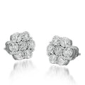 14KW 2.00CTW FLOWER EARRINGS - Norma's Jewelry