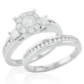 14KW 1.25CTW FLEUR BRIDAL SET - Norma's Jewelry