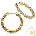 14KY 0.75CTW DIAMOND BEZEL AND PRONG SET INSIDE - Norma's Jewelry