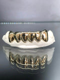 6 Teeth Gold Grillz - 6 Tops or Bottoms (High Polish) - Norma's Jewelry