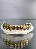 10 Teeth Gold Grillz - Full Tops or Bottoms (Deep Cuts) - Norma's Jewelry