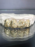 4 Teeth Gold Grillz - 4 Tops or Bottoms (Starburst) - Norma's Jewelry