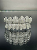 16 Teeth Diamond Grillz - 8 Tops/Bottoms (Honeycomb) - Norma's Jewelry