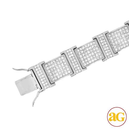 10KW 14.00CTW DIAMOND MENS BRACELET - Norma's Jewelry