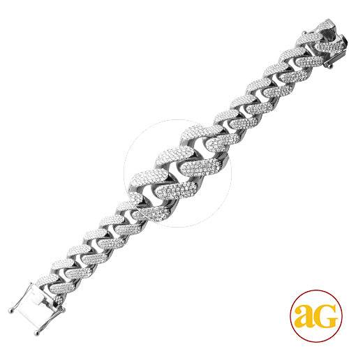 10KW 12.50CTW DIAMOND MENS SOLID MIAMI CUBAN LINK - Norma's Jewelry