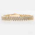 10KY 6.30CTW DIAMOND SQUARE LINK MIAMI CUBAN - Norma's Jewelry
