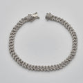 10KW 2.45CTW DIAMOND SQUARE LINK MIAMI CUBAN - Norma's Jewelry