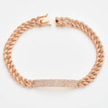 14KR 2.15CTW DIAMOND MIAMI CUBAN BRACELET WITH DIA - Norma's Jewelry