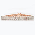14KR+W 9.25CTW BAGUETTE DIAMOND RECTANGULAR - Norma's Jewelry