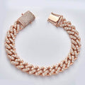 10KR 13.11CTW DIAMOND MIAMI CUBAN BRACELET - Norma's Jewelry