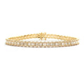 14KY 10.00CTW BAGUETTE DIAMOND BRACELET - Norma's Jewelry